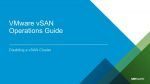 VMware Video: vSAN Operations Guide – Disabling vSAN
